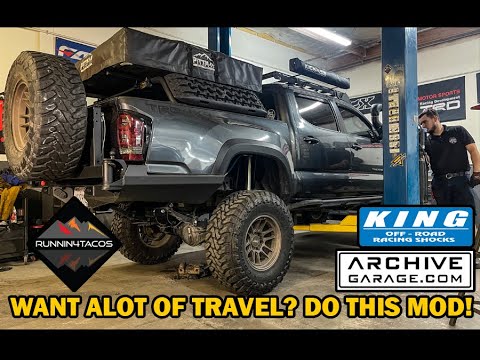 Shock Relocation + Archive Garage Hangers | Finished My Suspension Upgrade On My Tacoma PART 3 OF 3