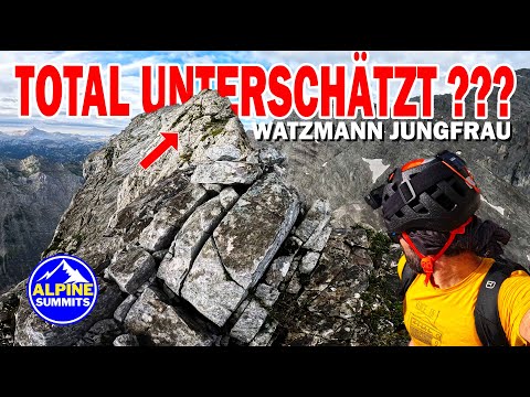 Watzmann Jungfrau | UNTERSCHÄTZT?? ADRENALIN PUR #bergsteigen #watzmann