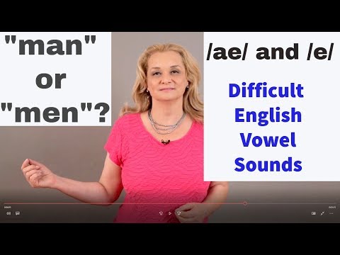 How to pronounce "MAN" versus "MEN" /ae/ and /e/ Confusing American vowel sounds| Accurate English