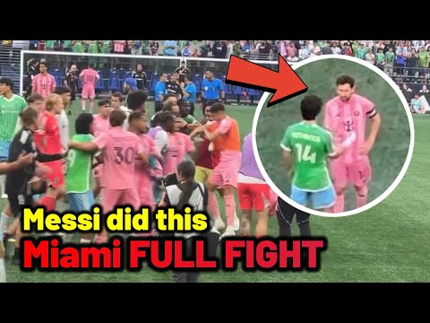 Messi full reaction to Suarez and Inter Miami fight with Seattle