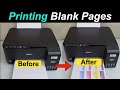 Epson ET 2400 Printing Blank Pages Fix In 1 Step L1210 L1250 L3210 L3250 Printers