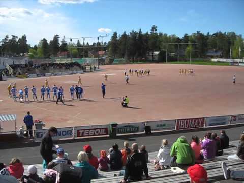Hyvinkaa Tahko vs. Jyvaskyla Kiri men's Superpesis match on 24th of May 2015