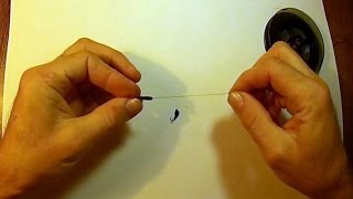 Как привязывать мормышку черта к леске