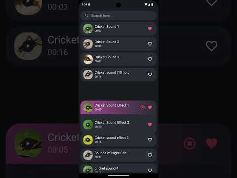 Crickets Sounds Video