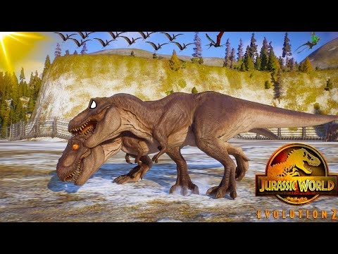 Tyrannosaurus Rex vs Indominus Rex, Indoraptor, Spinosaurus And All Carnivores-JWE 2 Dinosaurs Fight