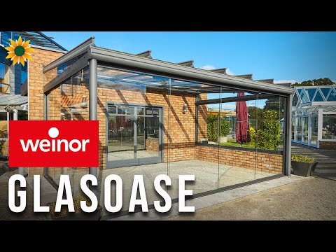 Weinor Glasoase mit Ganzglas-Schiebetüren w17 easy