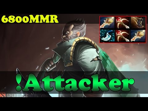 Dota 2 - The Best Kunkka in the world - !Attacker 6800 MMR vol 37 - Ranked Gameplay