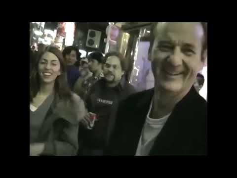 Bill Murray Speaking in Japanese on the Lost in Translation set (2003). Funny video. #billmurray