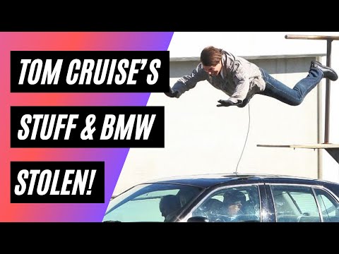 Tom Cruise’s luggage & £100,000 BMW STOLEN!! 😳🚗🚓