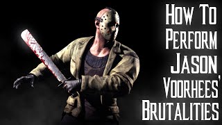 Kombat Tips - How to perform all of Jason Voorhees