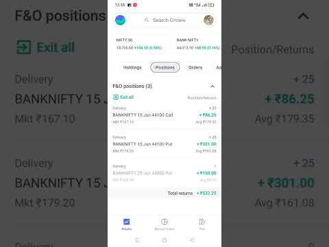 HADGE POSITION #nifty #banknifty #stockmarket #trading #grow