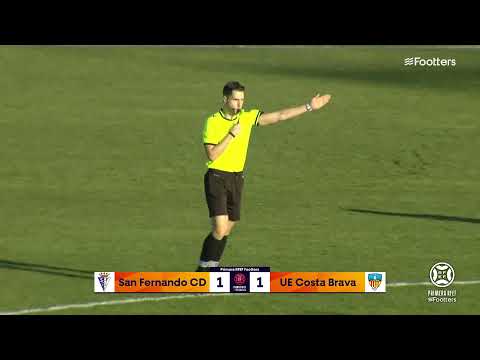 Resumen Primera RFEF Footters: J.18 SFCD 1-1 UE Costa Brava