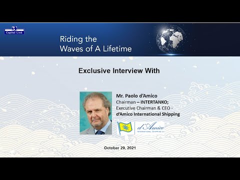 Paolo d'Amico of d'Amico International Shipping & INTERTANKO on Riding The Waves Of A Lifetime