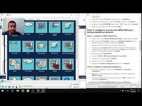 3.3.2.7 Packet Tracer: protocolos WEP/WPA2 PSK/WPA2 RADIUS