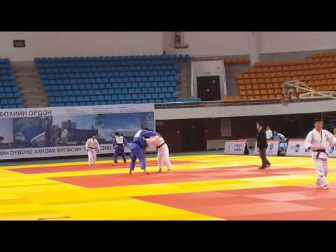 Mongolian judo: Sanduijav vs Tsagaanbaatar