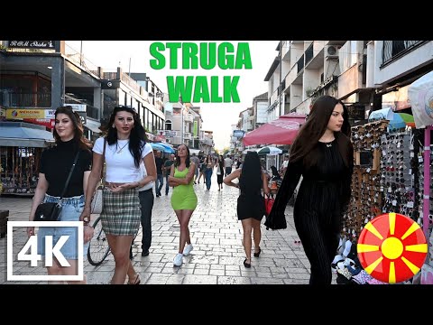 STRUGA WALK 2023 [ 4K ] 🇲🇰 - 4k walk tour