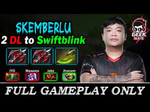 Geekslate.skem Meepo safelane with 2 Dragonlance to Swiftblink - Full Gameplay Meepo #317