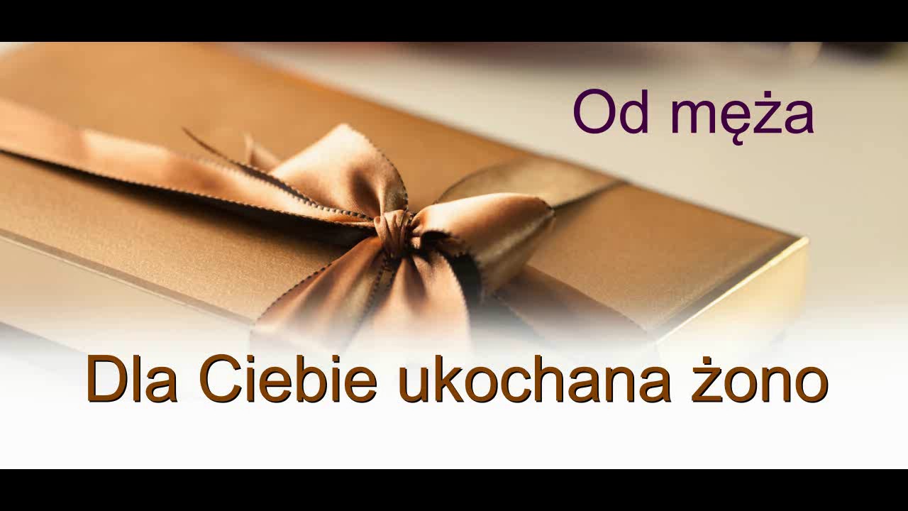Prezent dla mojej żony, od kochającego męża!