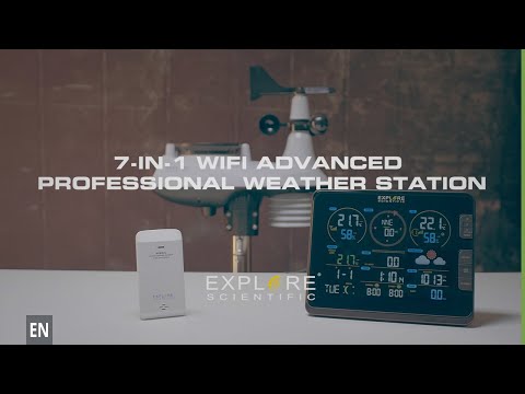 Bresser orų stotelė 5-in-1 Comfort Weather Center video