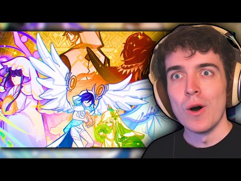 THAT WAS SICK! - Gaze Of Celestia - Genshin Impact CN 4th Anniversary REACTION