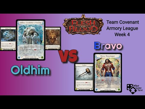 Flesh and Blood TCG November Armory - Week 3- Hybrid Oldhim vs Bravo!