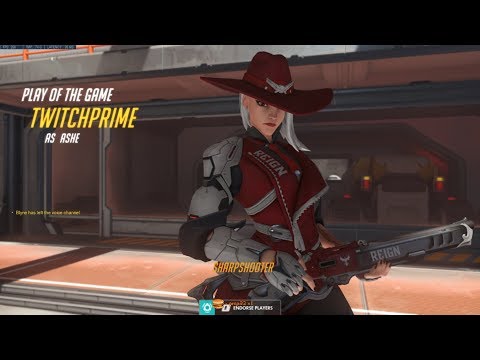 Overwatch Ashe God Dafran Road To Rank 1 Spot - Human Aimbot -