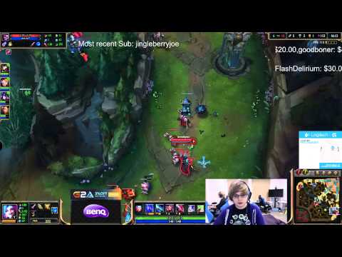 Sneaky duo Meteos vs Hi im gosu - Jinx vs Vayne Bot - League of Legends Gameplay