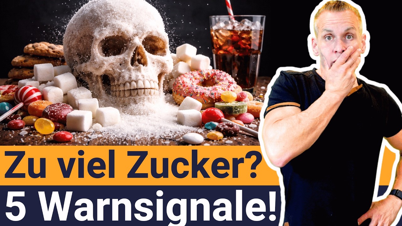 5 WARNZEICHEN, dass du zu viel Zucker isst! Und wie Zucker dein Leben verkürzt!