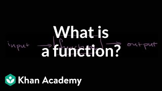 Download the video "What is a function? | Functions and their graphs | Algebra II | Khan Academy"