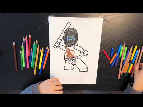 Ninjago coloring 2