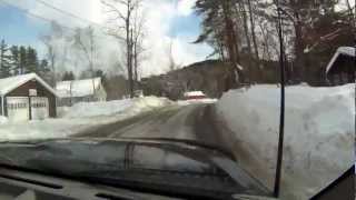 After watching the video above (or reading about) the Maura Murray case, then you should watch this video of someone making Maura's "last drive." Re-tracing someone's final "steps" is always v. v. scary.