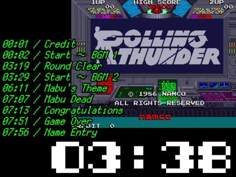 Namco Rolling Thunder Soundtrack