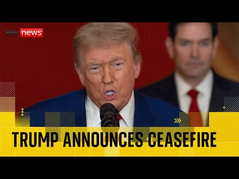 Donald Trump claims 'total ceasefire' agreed between Israel and Iran