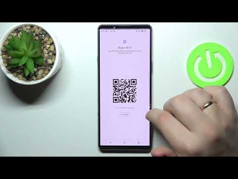 How to Share WiFi Password on SONY Xperia 1 IV - Create QR Code to Share Wi Fi Password