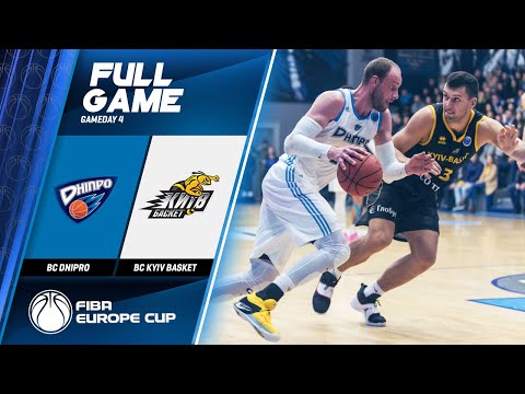 BC Dnipro v BC Kyiv Basket - Full Game - FIBA Europe Cup 2019-20