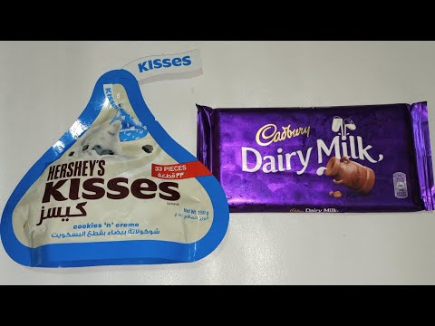 Hershey's Kisses & Cadbury Dairy Milk #shorts
