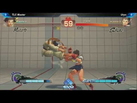 [EVO 2013 SSFIV AE] TLC Master (Makoto) vs Uryo (Sakura)