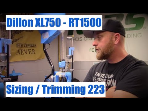 Dillon XL750 - RT1500 - Size/trim in one step