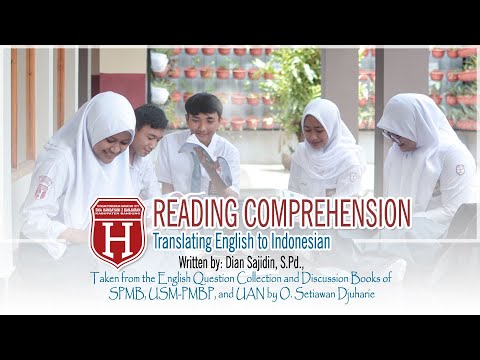 Translating English to Indonesian. Reading Comprehension, Practice Test-1 / Questions 1-2