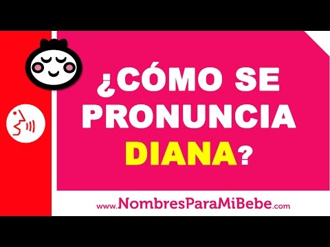 How to pronounce DIANA in English? - Names Pronunciation - www.namesoftheworld.net