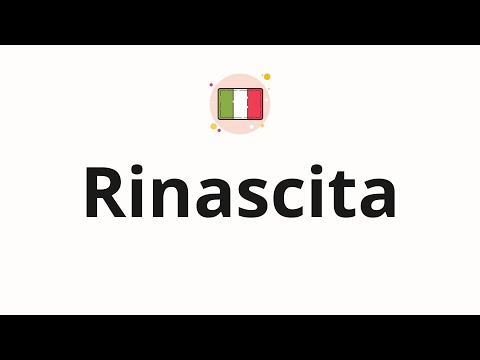 How to pronounce Rinascita