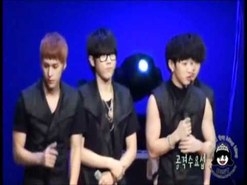 Yoseob and Gikwang and HyunSeung playing(funny)