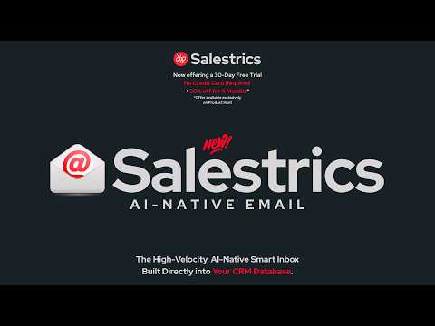 Salestrics AI-Native Email Beta 소개 영상
