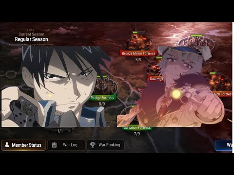 ROY MUSTANG and COMMANDER PAVEL GUILD WAR SHOWCASE