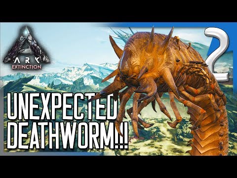 UNEXPECTED DEATHWORM TAME! - From the Stream | ARK: Pugnacia Extinction Gameplay/Let's Play E2