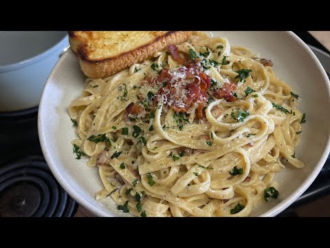 How To Make Bacon Fettuccine Alfredo