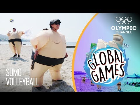 Sumo Volleyball - Olympians vs Influencers | The Global Games