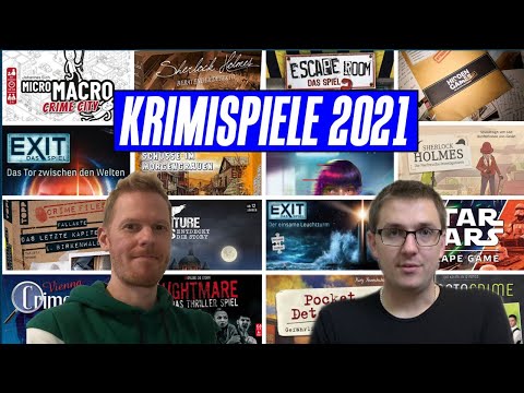 Krimispiele Stand 2021 - Ein Überblick über aktuelle Crime & Escape Spiele