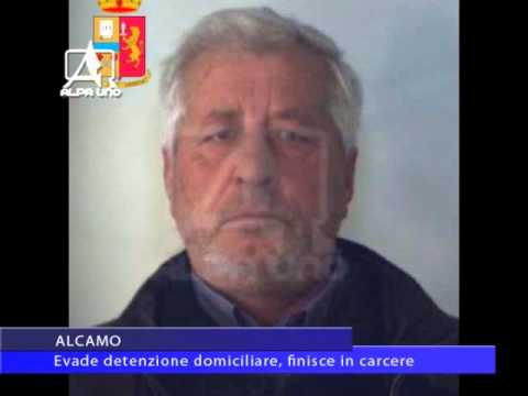 Tg del 31 03 2016 Alcamo Evade detenzione domiciliare, finisce in carcere