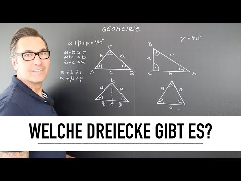 Was ist ein Dreieck? | Welche Dreiecke gibt es? Was ist ein allgemeines Dreieck? Dreieck Grundlagen
